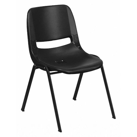 Stack Chair, Frame, Black, 14