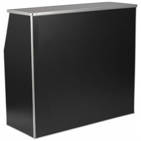 Foldable Bar, 4ft., Black, 47.75