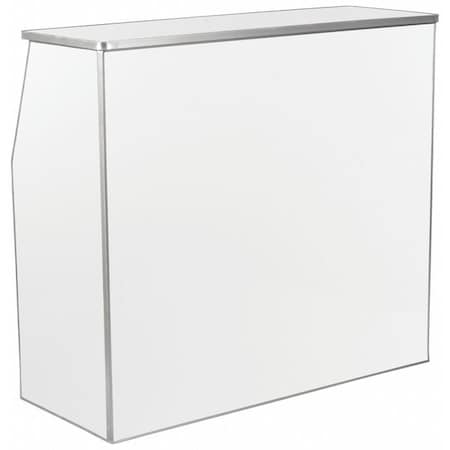 Foldable Bar, 4ft., White, 47.75