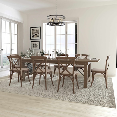 Rectangle Antique Farm Table, 40