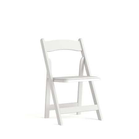 Folding Chair, Wood, White MPN:XF-2901-WH-WOOD-GG