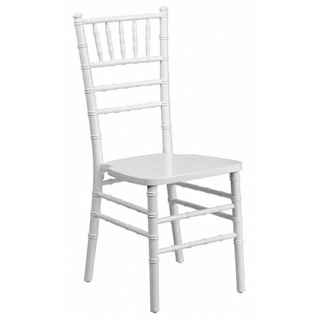 Hercules Chiavari Chair, White Back, 15-3/4 in W 18