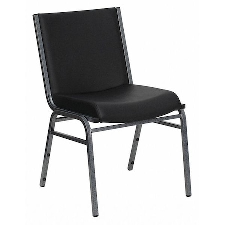 Heavy Duty Black Vinyl Stack Chair MPN:XU-60153-BK-VYL-GG