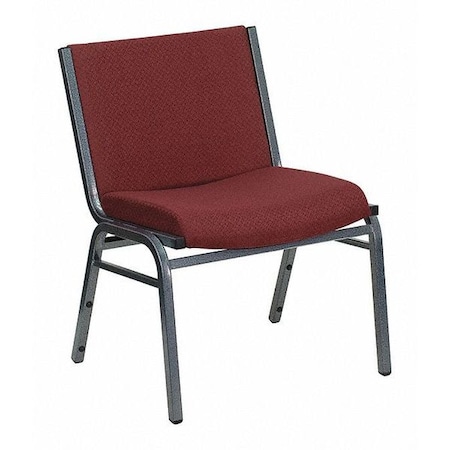 Fabric Stack Chair, Extra Wide, Burgundy MPN:XU-60555-BY-GG