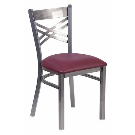 Hercules Restaurant Chair, Tan Back, 16-1/2 in W 17