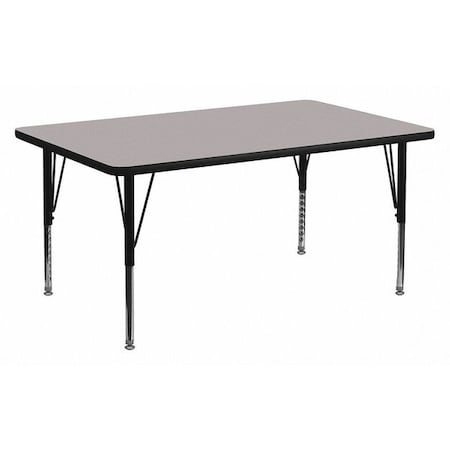 Rectangle Activity Table, Laminate, Grey MPN:XU-A2448-REC-GY-H-P-GG