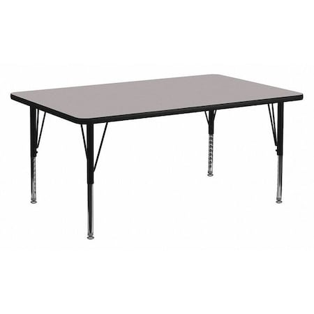 Rectangle Activity Table, Laminate, Grey MPN:XU-A2460-REC-GY-H-P-GG