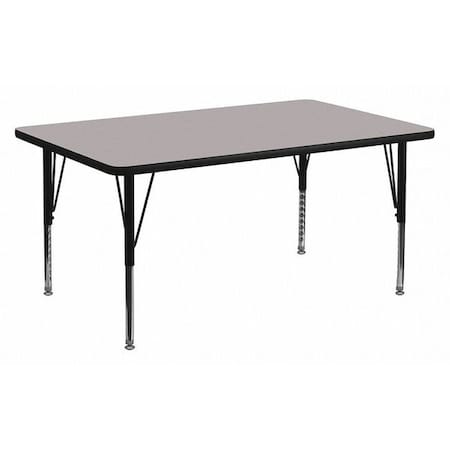 Rectangle Activity Table, Laminate, Grey MPN:XU-A3060-REC-GY-H-P-GG