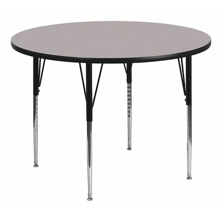 Round Activity Table, Laminate, Grey MPN:XU-A42-RND-GY-H-A-GG