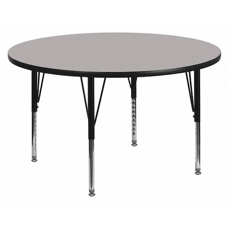 Round Activity Table, Laminate, Grey MPN:XU-A42-RND-GY-T-P-GG