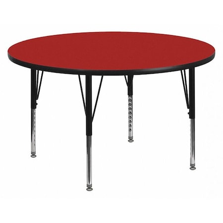 Round Activity Table, Laminate, Red MPN:XU-A42-RND-RED-T-P-GG