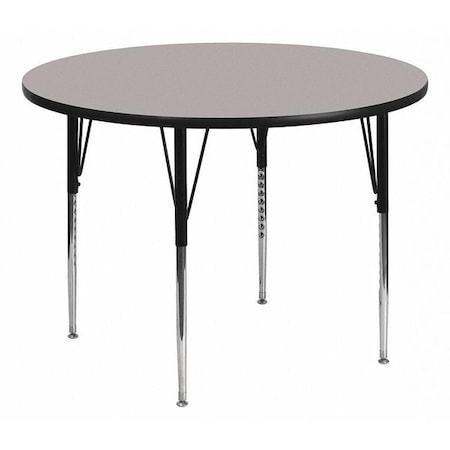 Round Activity Table, Laminate, Grey MPN:XU-A48-RND-GY-H-A-GG