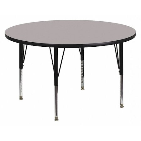 Round Activity Table, Laminate, Grey MPN:XU-A48-RND-GY-H-P-GG