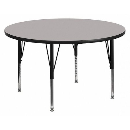 Round Activity Table, Laminate, Grey MPN:XU-A48-RND-GY-T-P-GG