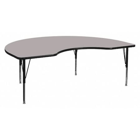 Kidney Activity Table, Laminate, Grey MPN:XU-A4896-KIDNY-GY-H-P-GG