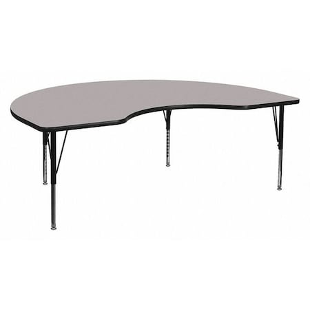 Kidney Activity Table, Laminate, Grey MPN:XU-A4896-KIDNY-GY-T-P-GG