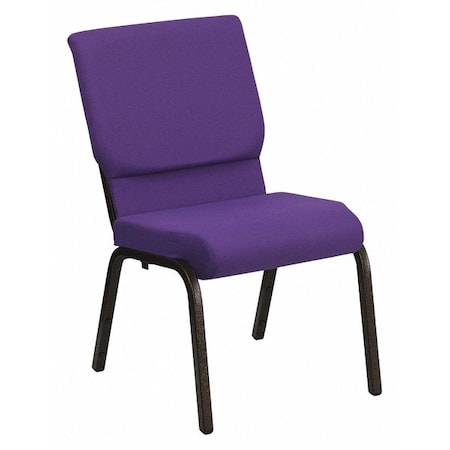 Fabric Church Chair, Stackable, Purple MPN:XU-CH-60096-PU-GG