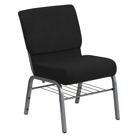Fabric Church Chair, Black MPN:XU-CH0221-BK-SV-BAS-GG