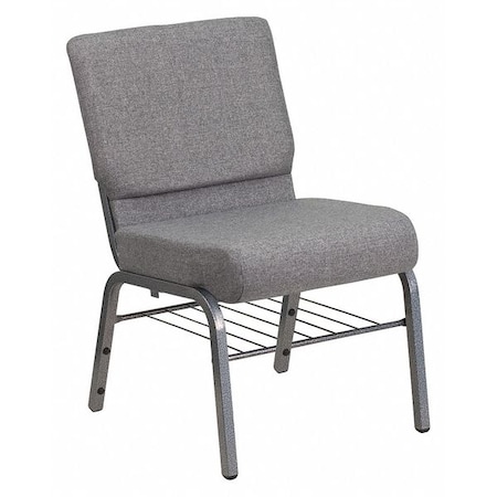 Fabric Church Chair, Gray MPN:XU-CH0221-GY-SV-BAS-GG