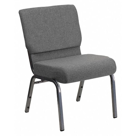 Fabric Church Chair, Gray MPN:XU-CH0221-GY-SV-GG