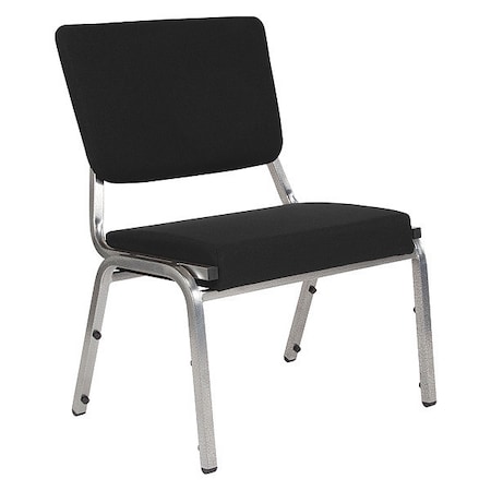 Hercules Medical Waiting Room Chair, Black Back, 26-1/2 in W 23-1/2