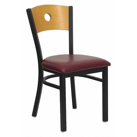 Hercules Restaurant Chair, 16-1/4 in W 21-1/2