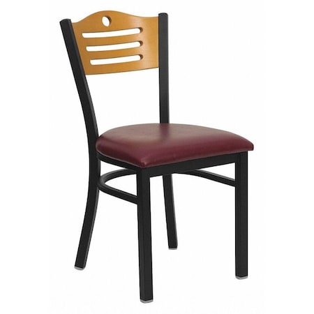 Hercules Restaurant Chair, 16-3/4 in W 21-1/2