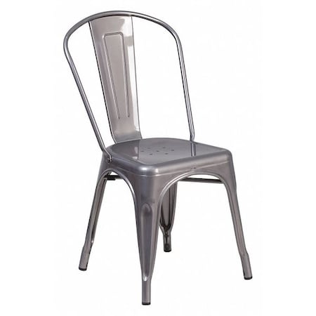 Contemporary Indoor Stackable Chair, 17-3/4 in W 21