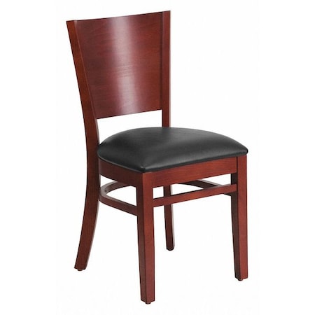 Lacey Restaurant Chair, Wood Back, 17-1/4 in W 20-1/2