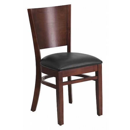 Lacey Restaurant Chair, Wood Back, 17-1/4 in W 20-1/2