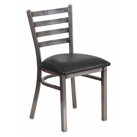 Hercules Restaurant Chair, Black Back, 16-1/2 in W 17