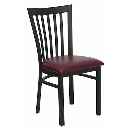 Hercules Restaurant Chair, 17-1/4 in W 18-3/4