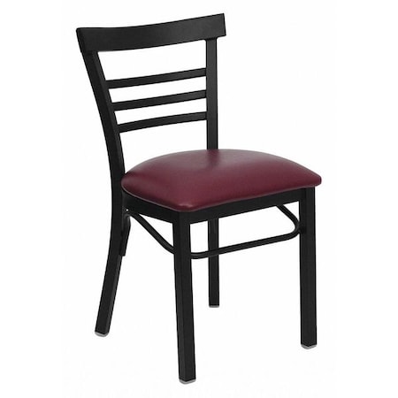 Hercules Restaurant Chair, 17 in W 19-1/2
