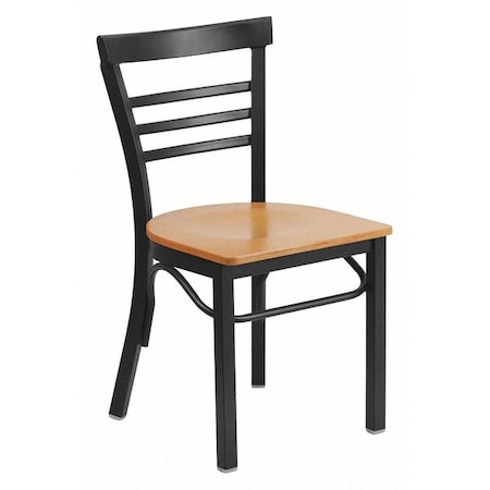 Hercules Restaurant Chair, 17 in W 19-1/2