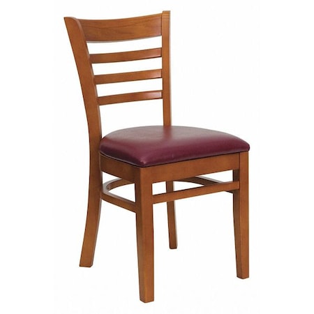 Hercules Restaurant Chair, Wood Back, 17-1/4 in W 20