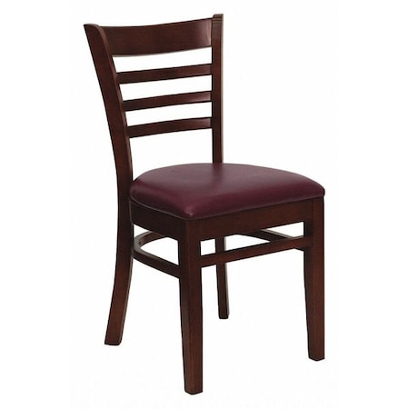 Hercules Restaurant Chair, Wood Back, 17-1/4 in W 20