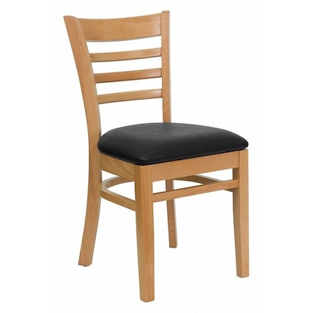 Hercules Restaurant Chair, Wood Back, 17-1/4 in W 20
