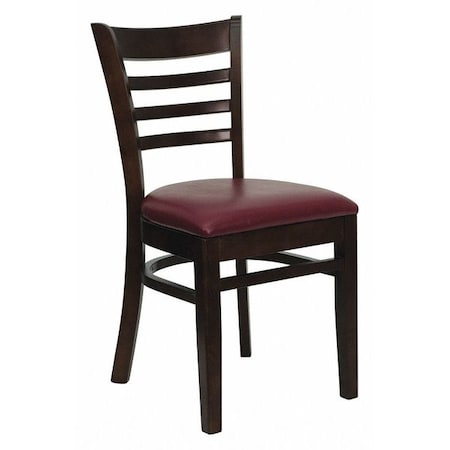 Hercules Restaurant Chair, Wood Back, 17-1/4 in W 20