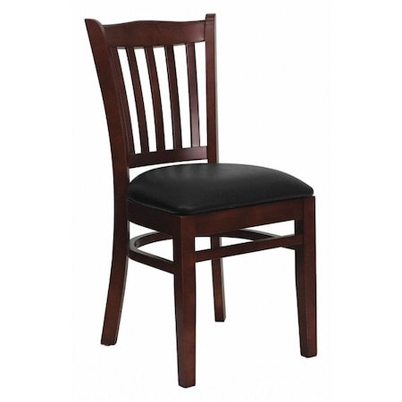 Hercules Restaurant Chair, Wood Back, 17-1/2 in W 20-3/4