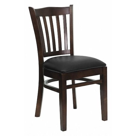 Hercules Restaurant Chair, Wood Back, 17-1/2 in W 20-3/4
