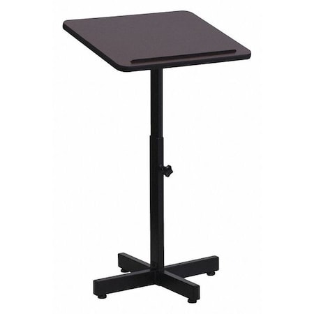 Lectern Stand, 48 in H, Mahogany MPN:XU-LECTERN-ADJ-GG