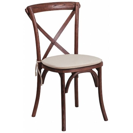 Hercules Chair, Wood Back, 20-1/4 in W 23-1/4