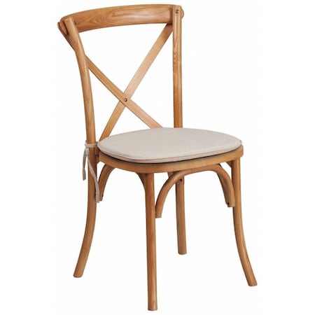 Hercules Chair, Wood Back, 20-1/4 in W 23-1/4