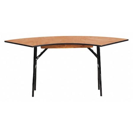 Serpentine Serpentine Wood Table, 65