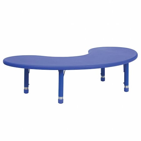 Kidney Activity Table, Plastic, Steel, Blue MPN:YU-YCX-004-2-MOON-TBL-BLUE-GG