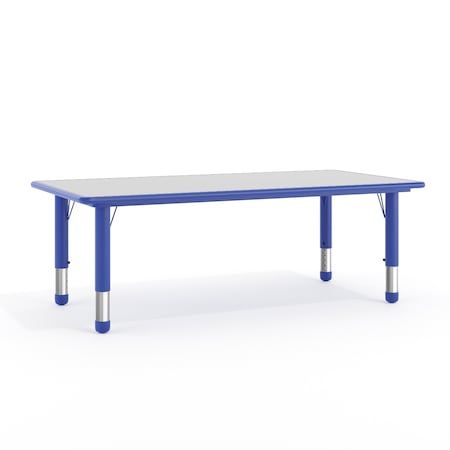 Rectangle Preschool Table, Bl, 23.625