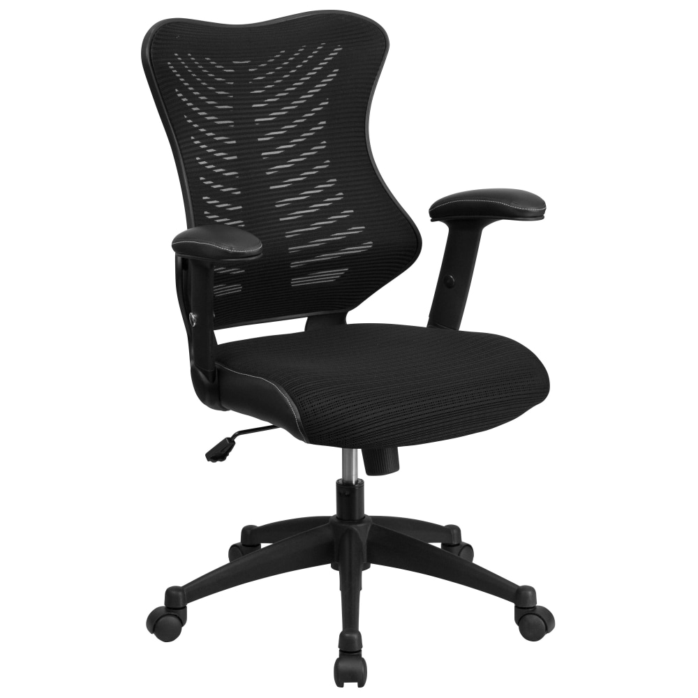 Flash Furniture Designer Mesh High-Back Swivel Chair, Black MPN:BL-ZP-806-BK-GG