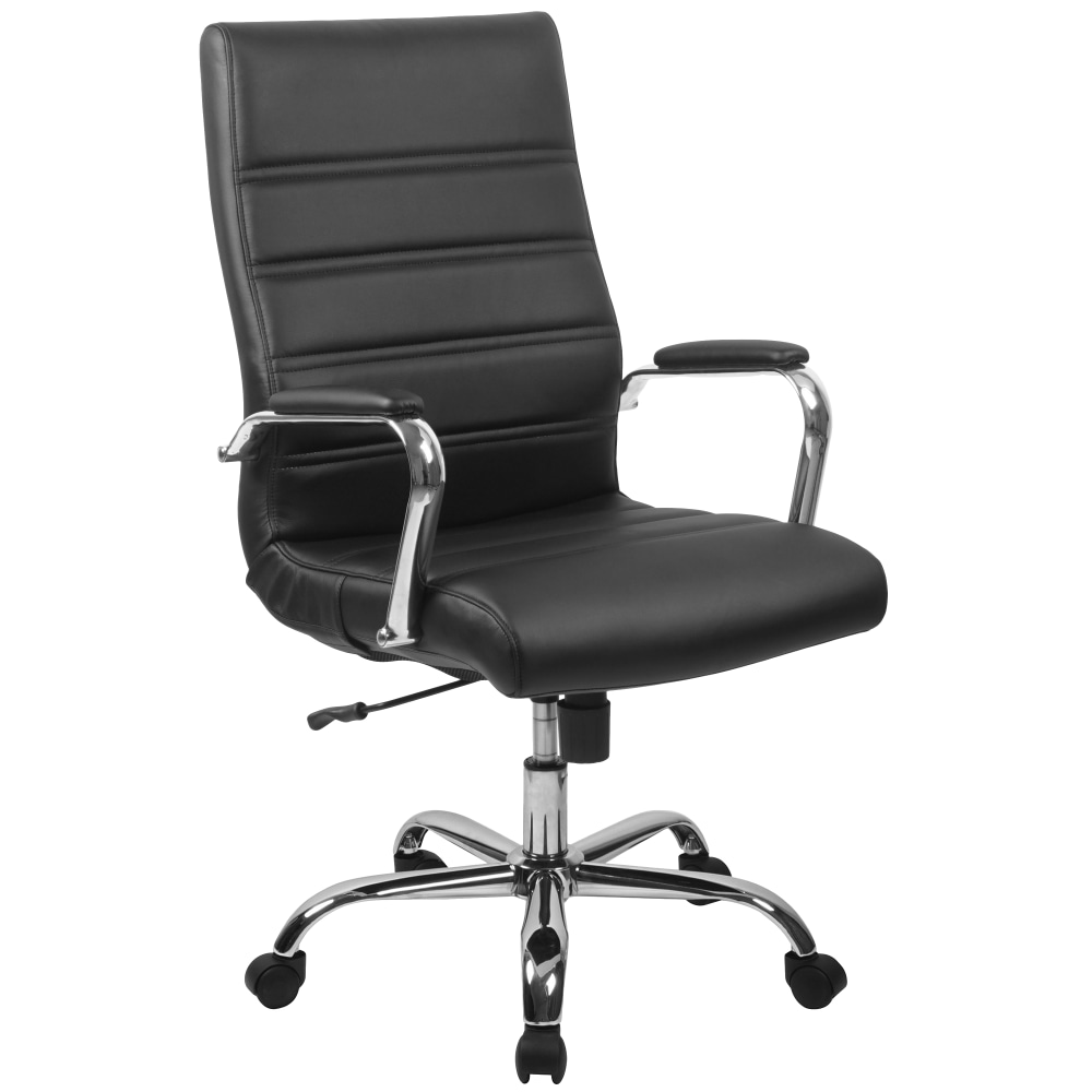 Flash Furniture LeatherSoft Faux Leather High-Back Office Chair, Black MPN:GO2286HBK