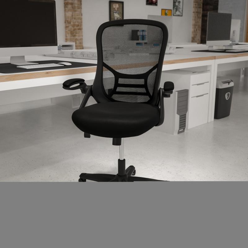 Flash Furniture Porter Ergonomic Mesh High-Back Office Chair, Black MPN:HL00161BKBK
