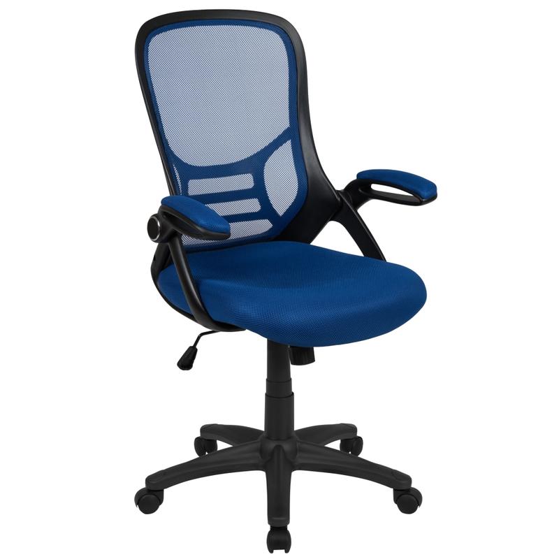 Flash Furniture Porter Ergonomic Mesh High-Back Office Chair, Blue MPN:HL00161BKBL